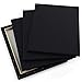 Arteza Paint Canvases for Painting, Pack of 8, 11 x 14 Inches, Blank Black Canvas Bulk, 100% Cotton Stretched Canvas, 8 oz Gesso-Primed, Art Supplies for Adults, for Acrylic Pouring and Oil Painting