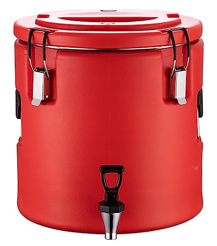 Stainless Steel Hot Water Dispenser Coffee Urn, Commercial Thermal Insulation Large Container with Faucet for Restaurants, Soups, Durable & Convenient