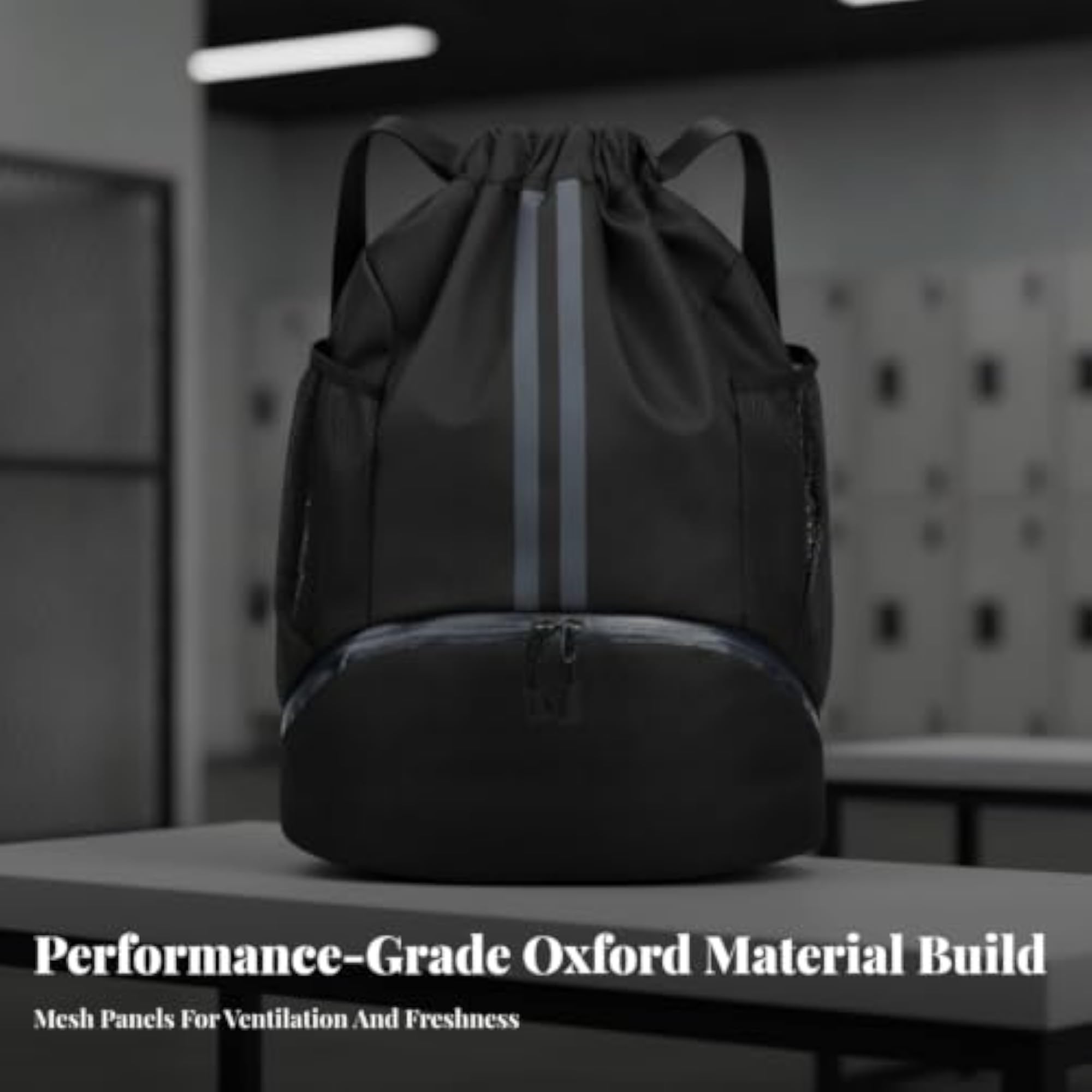 Adjustable Straps Sports Backpack with Shoe Compartment