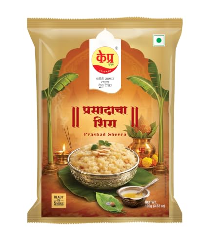 Best Indian Sweets to Make for Festive Guests 44 K-Pra Foods Prasad Sheera – Instant Sooji Halwa Mix for Pooja & F...