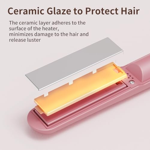 Plancha de Pelo Mini Inalámbrica 2 en 1 Cerámica miniatura 4