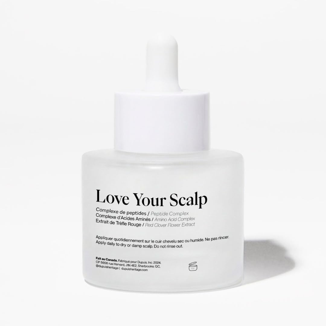 Dupuis Renaissance, Balancing Scalp Serum for Fuller-Looking Hair with Peptide Complex, Amino Acids, Red Clover Extract – Made in Canada, 50 mL - 3
