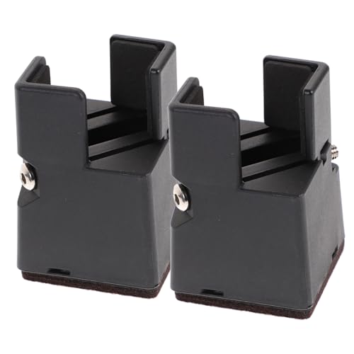 GALPADA 2stücke Verstellbare Plattform-betterhöhungen Für Bettbeine Schreibtischbein-erhöhungen Betterhöhungsblöcke Für Möbelbeine Bettlifterhöhungen Tischerhöhungen Möbelerhöhungen Für So