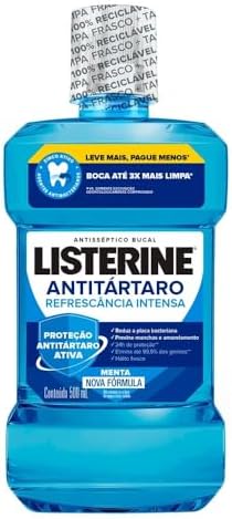 Enxaguante Bucal Antitártaro Listerine, Menta, 500ml