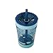 Contigo Spill-Proof 14oz Tumbler with Straw and BPA-Free Plastic, Fits Most Cup Holders and Dishwasher Safe, Agave Zoo Animals