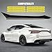C-Pillar Trim Compatible with Nissan Maxima 2016 2017 2018 2019 2020 2021, Replace 788739DJ1A Rear Body Windshield Pillar Molding Trim (Left Driver Side)