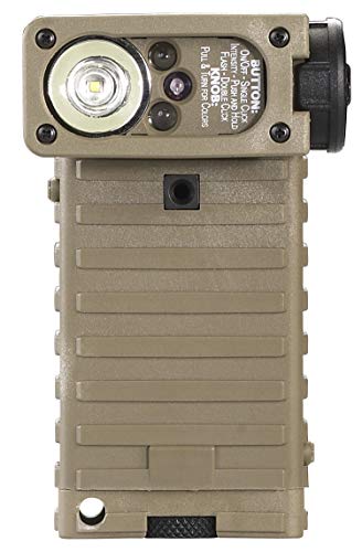Image of Streamlight 14032 Sidewinder 55-Lumens LED Military Flashlight with (2) AA Alkaline Batteries in Box, Coyote