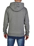 riverso Bluza męska z kapturem, zamek błyskawiczny, Regular Fit, RIVNoah, bluza z kapturem, brązowa, czerwona, niebieska, czarna, zielona, szara, beżowa, S/ M/ L/ XL/ XXL/ 3XL/ 4XL/ 5XL, Szary Melan