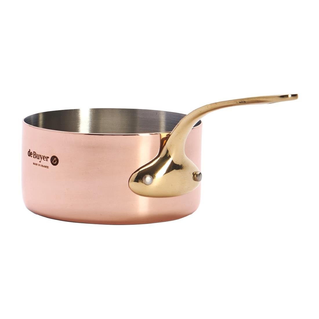 De Buyer, MINI CAZO RECTO CON MANGO BRONCE 9 CM,8,1 x 9 x 7,5 cm-6445.09