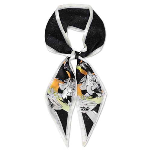 EXTREE Satin Scarf Mulberry Silk Printed Head Wrap Hair Band 7"" x 59"" A048