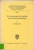 Die Auswirkungen Der Liquiditat Auf Die Firmenentscheidungen 3428031334 Book Cover