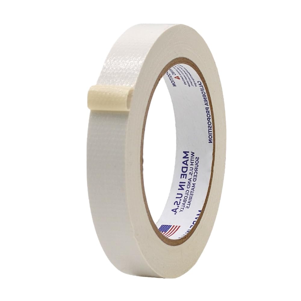 Cinta adhesiva de grado industrial de 3/4 pulgadas x 60 yardas. - Impermeable, resistente a los rayos UV para manualidades, mejora del hogar, reparaciones, proyectos (disponible en varios colores)
