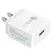 Quick Charge 3.0 Wall Charger, JAHMAI 18W QC 3.0 USB Portable Travel Adapter Fast Charging for Samsung Galaxy S7/S6, Note 5/4, LG V10/G4, HTC One A9/M9, Nexus 6 iPhone and More