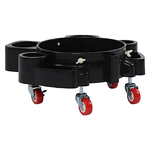Plataforma rodante con ruedas para cubo de lavado y detalles de coche 3