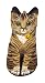 Kitten Oven Mitt, Quilted Cotton, Designed for Light Duty Use, by Boston Warehouse
