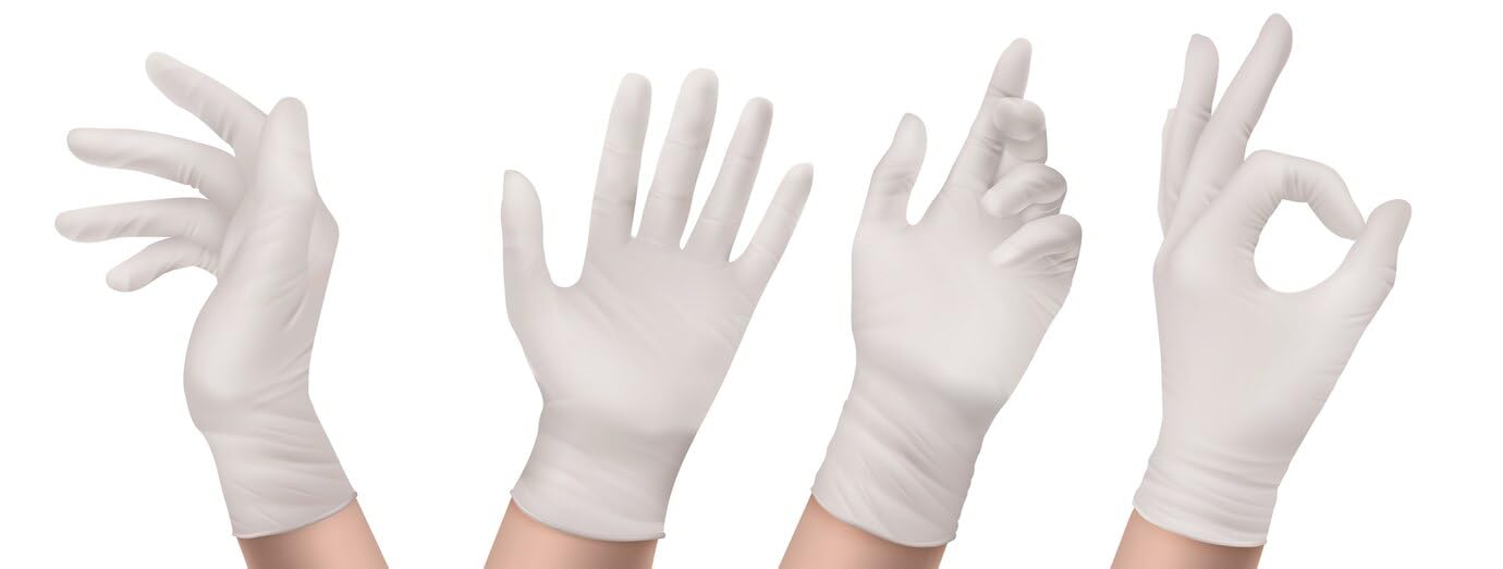 CUFF- SHIELD latex surgical gloves (size-6.5, 20 pairs, off-white) for work utility & multipurpose use (B0CD5W2FN9) Amazon Price History, Amazon Price Tracker