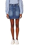  edc by ESPRIT Damen 048CC1D008 Rock, Blau (Blue Medium Wash 902), 34
