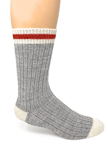 WARRIOR ALPACA SOCKS Red Stripe Throwback Socks For Adults Unisex3