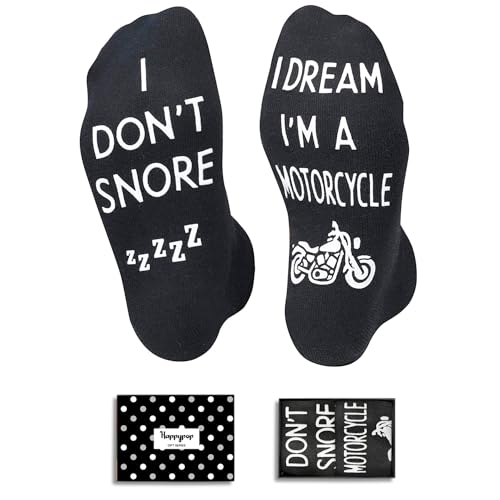 HAPPYPOP Transportation Gifts for Men Women - Motorcycle Tractor Train Socks