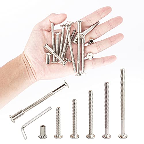Boulon de raccordement M6 Anmas pour éliminer le jeu d'un lit de bébé avec vis 6 pans