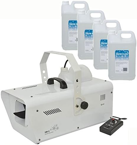 1200w Professional Snow Storm Effect Machine with 20 Litres of Snow ...