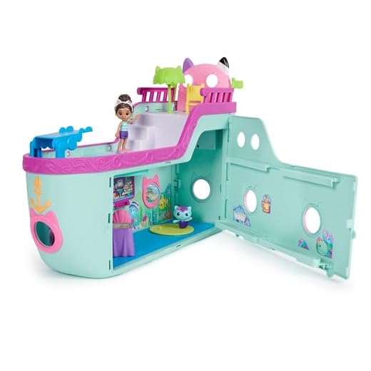 Gabby's Dollhouse Gabby, Crucero 2 Figuras Sorpresa y Accesorios para la casa de muñecas, Juguetes niñas a Partir de 3 años, Medium (Spin Master 778988502006)