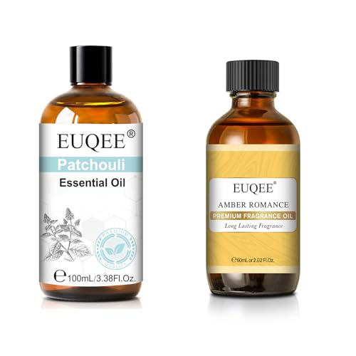 Aceite Esencial de Patchouli 100ml + Aceite Aromático Amber 60ml