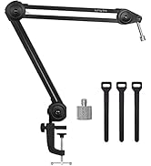 Amazon.com: Microphone Stand for Blue Yeti, Boom Arm Scissor Mic