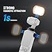 NEEWER Basics Magnetic Auxiliary Light Compatible with DJI OSMO Pocket 3 Gimbal Cam Creator Combo, 1.3W USB C Rechargeable Plastic Mini LED Fill Light Attachment for Selfie Vlog Video Recording, M21
