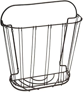 spectrum Classic Kitchen Design for Produce Storage Basket Holder, Countertop Décor & Kitchen Organization, Traditional Décor, Black, Metal, M