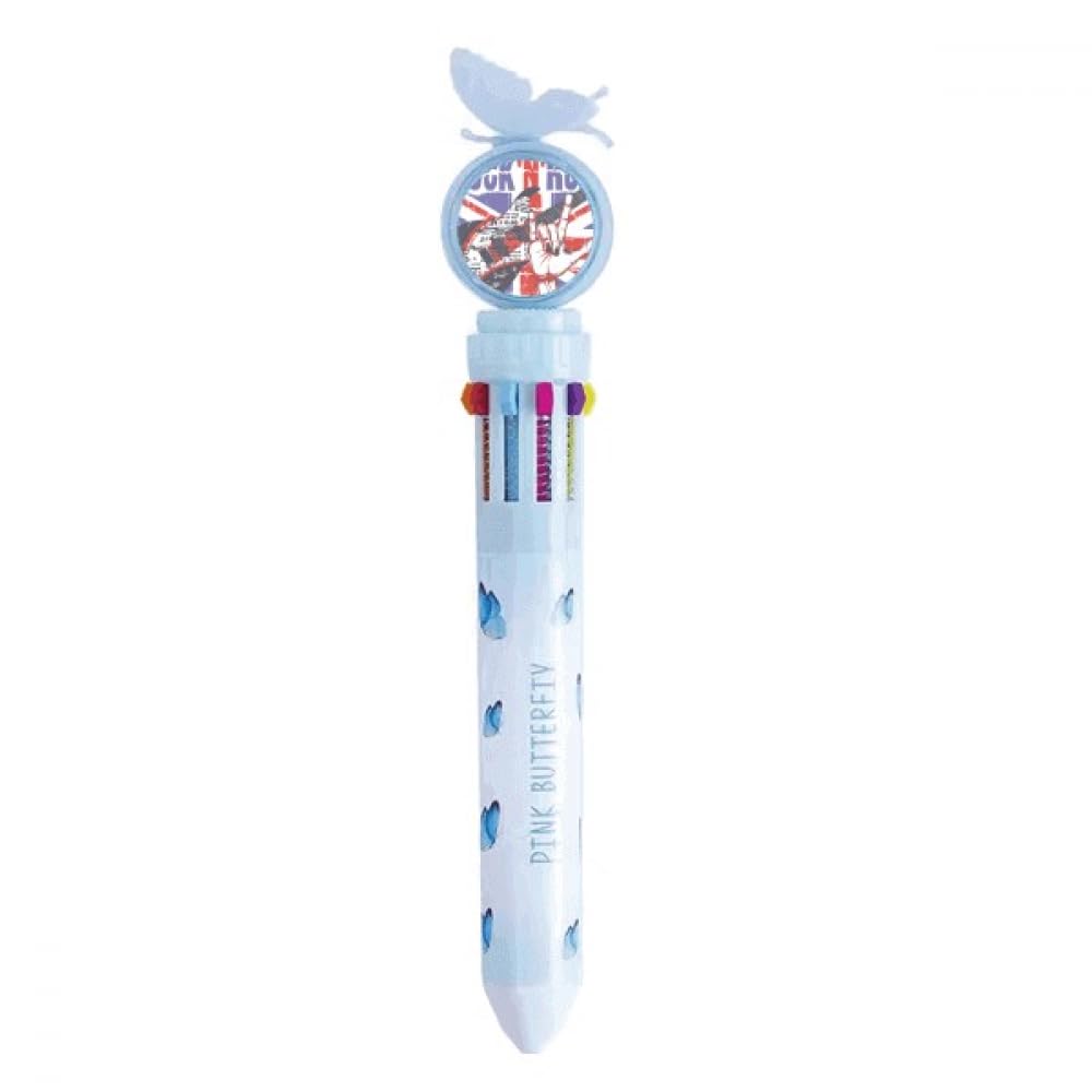 Stylo à bille rétractable multicolore idéal pour le bureau et l'école