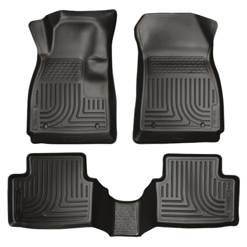 Husky Liners Weatherbeater Floor Mats | Fits 2012-2020 Chevrolet Sonic | Front & 2nd Row, 3-pc Black - 98291