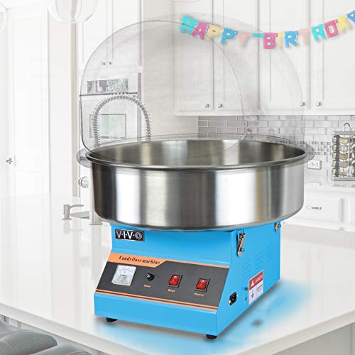 Image of VIVO Blue 1030W Electric Cotton Candy Maker, CANDY-KIT-1B