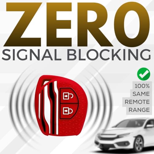 Image of KEYCEPT Tristar Key Cover for Suzuki Swift, Dzire, Ertiga, Baleno, Grand Vitara, Celerio, WagonR, Brezza, Scross, Fronx, Jimny, Ignis 2 Button Remote Key. (Red)
