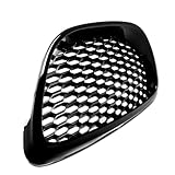 Garvee Grille centrale sport pour SEAT Leon Mk2 (2006 2009)   Calandre carrosserie nid d'abeille   Compatible pare chocs avant   Accessoire remplacement   Finition noir brillant