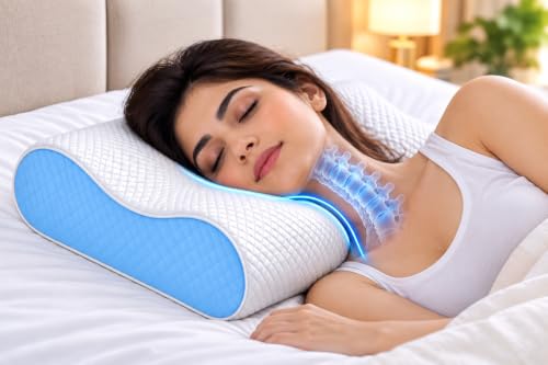DIVINNEST Cervical Pillow for Neck Pain, Memory Foam, Orthopedic Neck - Image 5