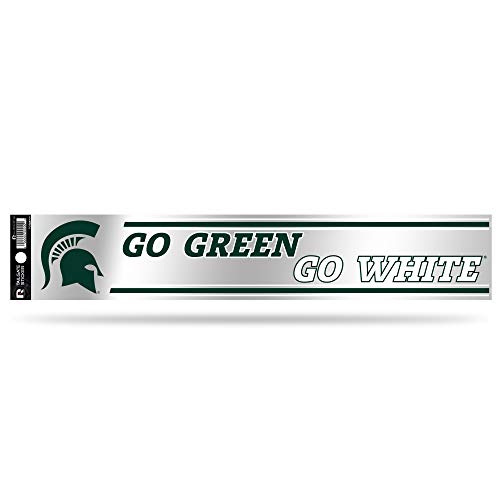 Rico Industries NCAA Tailgate Sticker, 3 x 17-inches, Michigan State Spartans