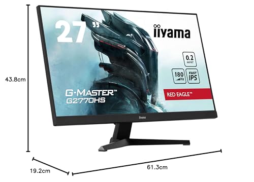 iiyama G2770HS-B1-27, IPS, 1920 x 1080, 180 Hz, 1H1DP