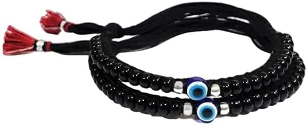 Nazariya Najariya Black and Silver Set of 1 BBY Najariya Protection 1 Pair (White Black) Nazariya BBy White Black