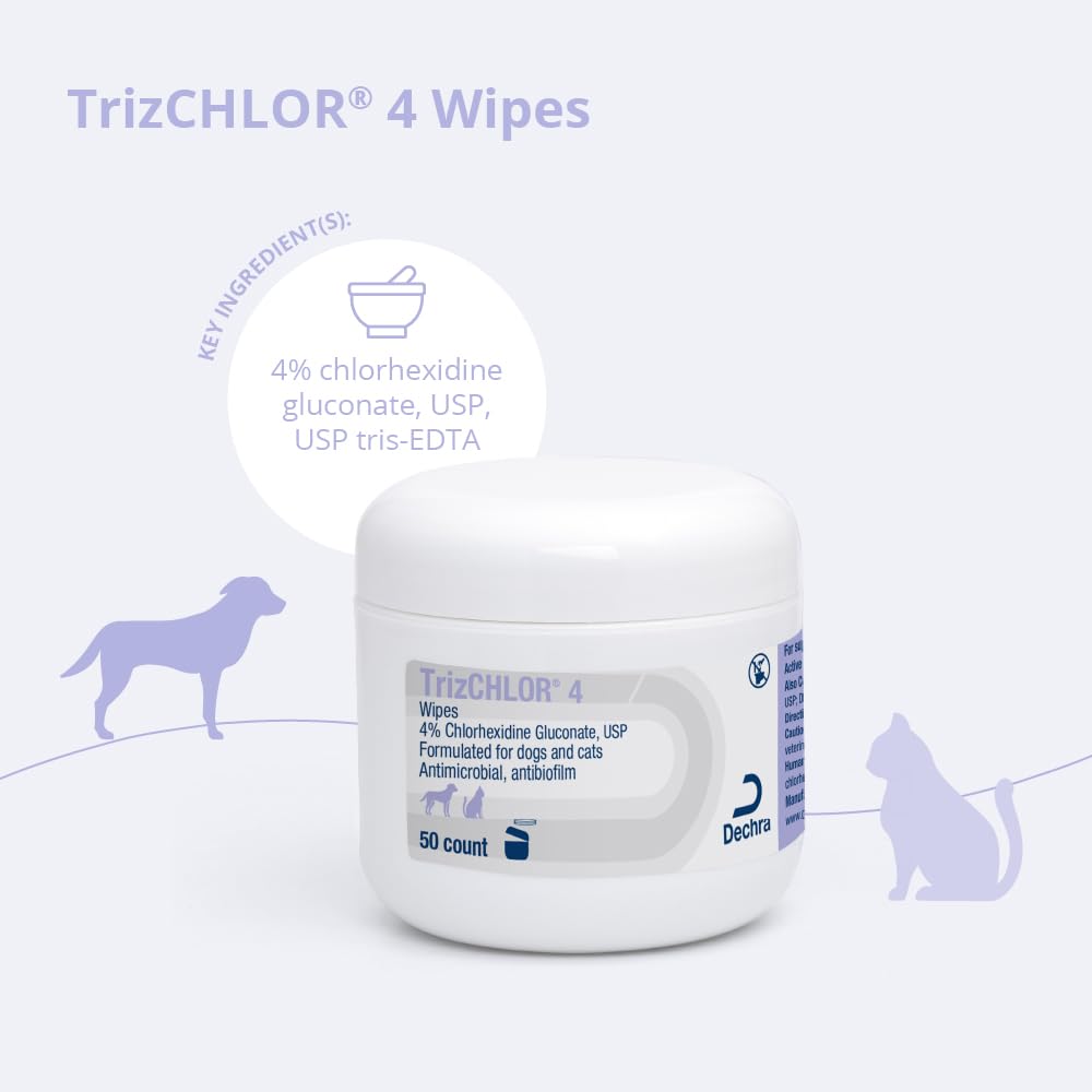 TrizCLHOR - 4 toallitas, 50 Unidades