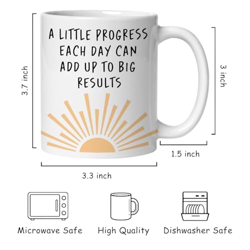 Taza de cerámica 11 oz con diseño motivacional miniatura 6