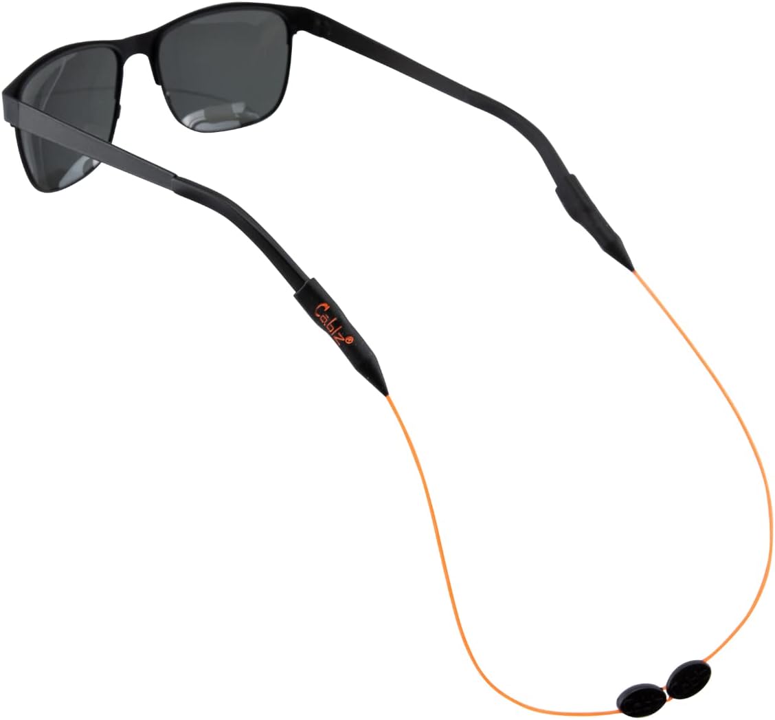 Cablz Monoz Adjustable Eyewear Retainer | Monofilament-Like Line, Adjustable, Off-The-Neck Eyewear Retainer Strap, 14in