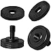 Tripod Screw with Rubber Pad LUORNG 2Set 1/4 Male to 1/4 Female Thread Thumb Screw Camera Quick Release Adapter with Rubber Washers for Camera Mounting Plate Flash Bracket, Thumbscrew and Rubber Pads