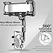 ILKCC Rearview Mirror Phone Holder for Car, 360° Rotating and Retractable Multifunctional Rear View Phone Mount, Upgraded Four Corners Fixed Anti-Shake Fit All Smartphones & Bigger Vehicle