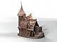 QP3D – Thistlewick Cottage House – Fantasy Terrain Landschaft für Tischplatte und RPG, 28–32 mm, Miniaturen, Kriegsspiel-Requisiten, DND D&D, 3D-gedruckt und bemalbar