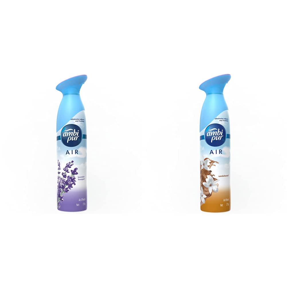 Ambi Pur Air Effect Lavender Bouquet Air Freshener 275 G & Air Effects Air Freshener 275 G (Sandalwood), Spray (B0937PJHFD) Amazon Price History, Amazon Price Tracker