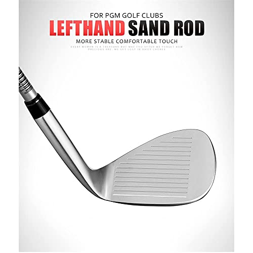 Lewa ręka Golf Sand Wedge 56D 60D Steel Shaft Agresywne rowki Precyzyjne sterowanie spinowe Mężczyźni Kobiety