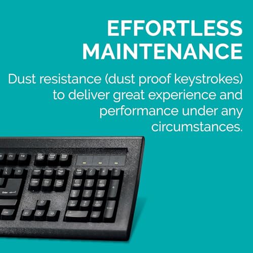 Image of TVS Gold Mechanical Wired Keyboard || 1.5 Meter USB Cable, USB Gold Keyboard (Black) || 1 Year Warranty