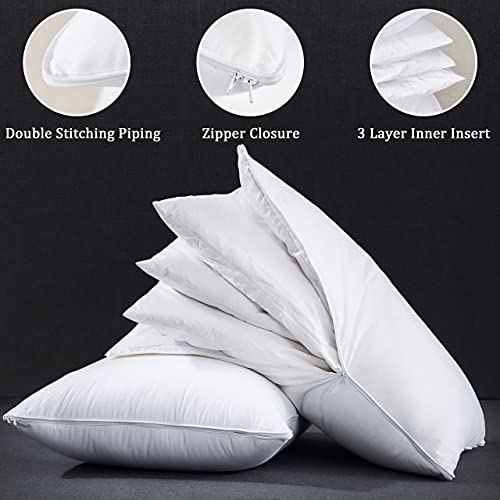 Pebed Adjustable 3 Layer Pillow Goose Feather Pillow Queen Size 100% Egyptian Cotton,Bed Pillow For Side Sleepers,Back Sleepers, 20X28 Inches,1 Pillow #TOP2