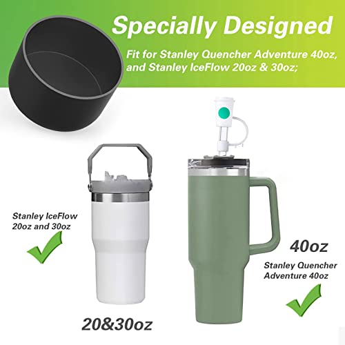 32Oz-40Oz Water Cup Silicone Bottom Cover Water Cup Protective Cover Christmas Stocking Wine #TOP4